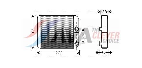 Radiateur de chauffage AVA Deutschland GmbH ref. VO6129