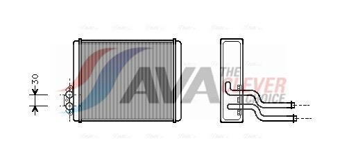Radiateur de chauffage AVA Deutschland GmbH ref. VOA6084