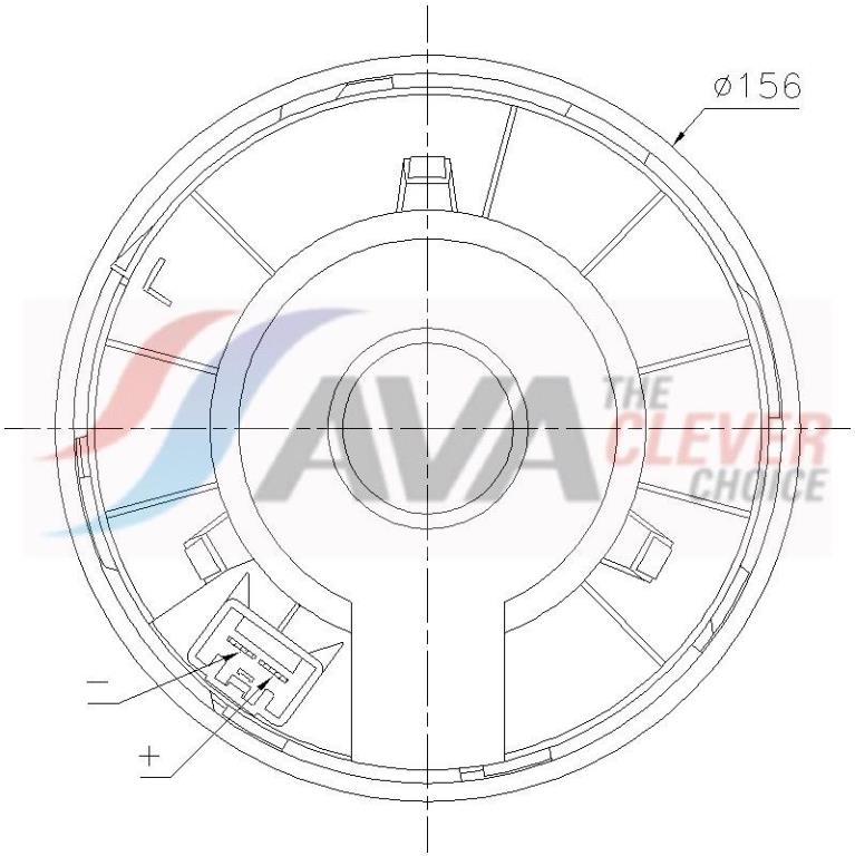 Ventilador habitáculo AVA Deutschland GmbH ref. FD8726