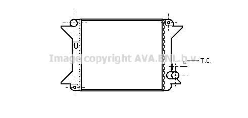 Radiateur moteur (Radiateur de refroidissement) AVA Deutschland GmbH CN2001
