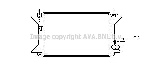 Radiateur moteur (Radiateur de refroidissement) AVA Deutschland GmbH CN2002