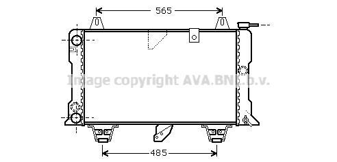 Radiateur moteur (Radiateur de refroidissement) AVA Deutschland GmbH CN2003