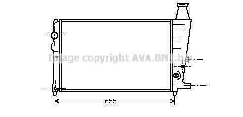 Radiateur moteur (Radiateur de refroidissement) AVA Deutschland GmbH CN2009