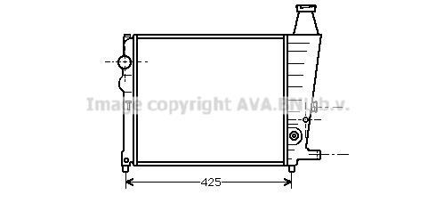 Radiateur moteur (Radiateur de refroidissement) AVA Deutschland GmbH CN2012