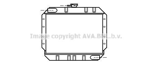 Radiateur moteur (Radiateur de refroidissement) AVA Deutschland GmbH FD2064