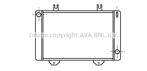 Radiateur moteur (Radiateur de refroidissement) AVA Deutschland GmbH FD2133