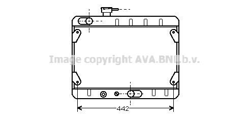 Radiateur moteur (Radiateur de refroidissement) AVA Deutschland GmbH FT2022
