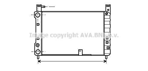 Radiateur moteur (Radiateur de refroidissement) AVA Deutschland GmbH FT2055