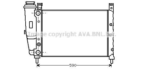 Radiateur moteur (Radiateur de refroidissement) AVA Deutschland GmbH FT2122