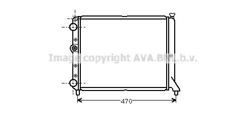 Radiateur moteur (Radiateur de refroidissement) AVA Deutschland GmbH ref. FT2152