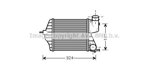 Radiateur moteur (Radiateur de refroidissement) AVA Deutschland GmbH FT2054
