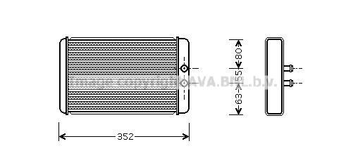 Radiateur de chauffage AVA Deutschland GmbH FT6265