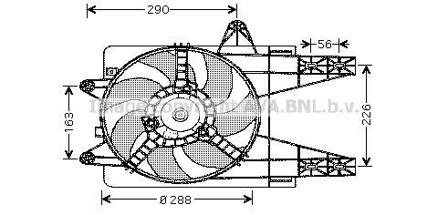 Radiateur moteur (Radiateur de refroidissement) AVA Deutschland GmbH FT2234