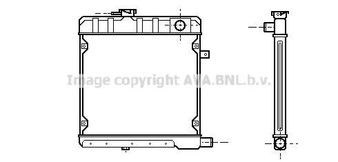 Radiateur moteur (Radiateur de refroidissement) AVA Deutschland GmbH MS2046