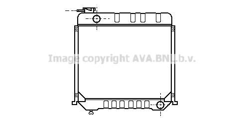 Radiateur moteur (Radiateur de refroidissement) AVA Deutschland GmbH MS2059