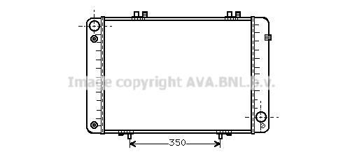 Radiateur moteur (Radiateur de refroidissement) AVA Deutschland GmbH MS2099
