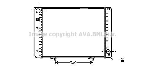 Radiateur moteur (Radiateur de refroidissement) AVA Deutschland GmbH MS2128