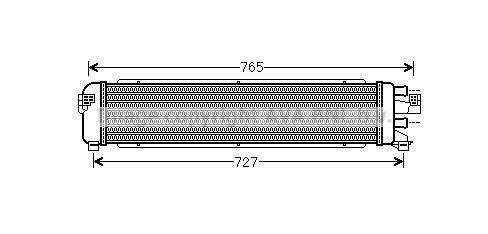 Radiateur moteur (Radiateur de refroidissement) AVA Deutschland GmbH MS2485
