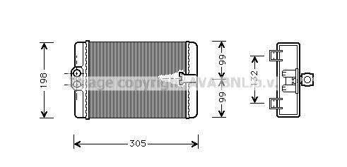 Radiateur de chauffage AVA Deutschland GmbH ref. MS6186