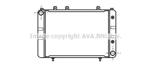 Radiateur moteur (Radiateur de refroidissement) AVA Deutschland GmbH OL2020