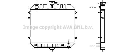 Radiateur moteur (Radiateur de refroidissement) AVA Deutschland GmbH OL2076