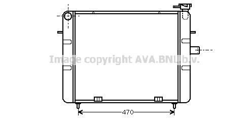 Radiateur moteur (Radiateur de refroidissement) AVA Deutschland GmbH OL2077