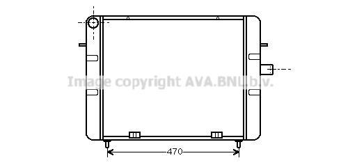 Radiateur moteur (Radiateur de refroidissement) AVA Deutschland GmbH OL2079