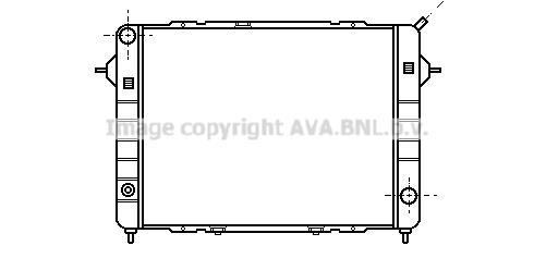 Radiateur moteur (Radiateur de refroidissement) AVA Deutschland GmbH OL2098
