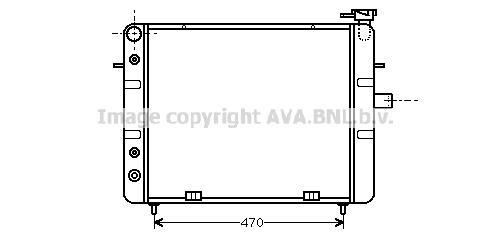 Radiateur moteur (Radiateur de refroidissement) AVA Deutschland GmbH OL2129