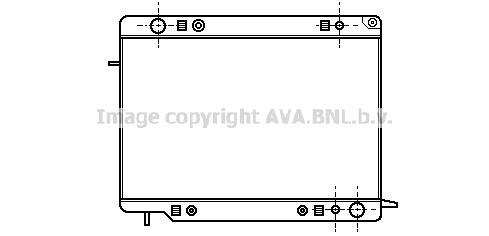 Radiateur moteur (Radiateur de refroidissement) AVA Deutschland GmbH OL2151