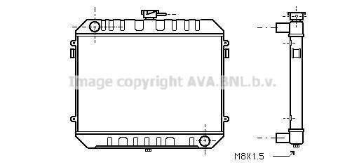 Radiateur moteur (Radiateur de refroidissement) AVA Deutschland GmbH OL2232