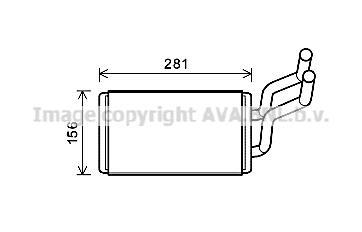 Radiateur de chauffage AVA Deutschland GmbH ref. OL6569