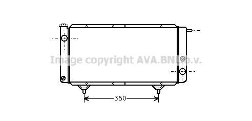 Radiateur moteur (Radiateur de refroidissement) AVA Deutschland GmbH PE2003