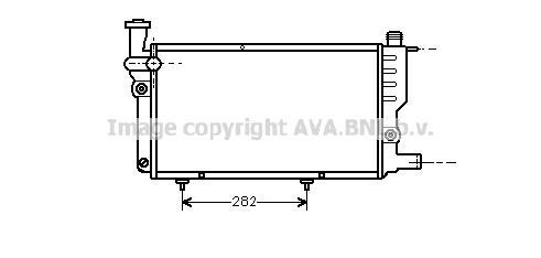 Radiateur moteur (Radiateur de refroidissement) AVA Deutschland GmbH PE2095