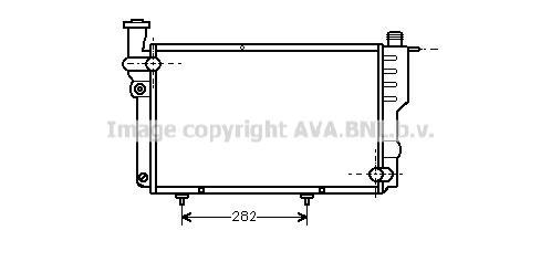 Radiateur moteur (Radiateur de refroidissement) AVA Deutschland GmbH PE2096