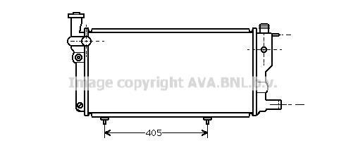 Radiateur moteur (Radiateur de refroidissement) AVA Deutschland GmbH PE2109