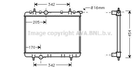 Radiateur moteur (Radiateur de refroidissement) AVA Deutschland GmbH PE2260