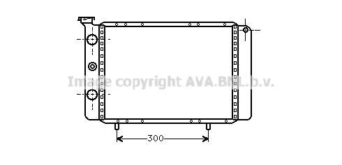 Radiateur moteur (Radiateur de refroidissement) AVA Deutschland GmbH RT2061