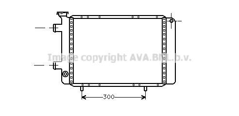 Radiateur moteur (Radiateur de refroidissement) AVA Deutschland GmbH RT2062