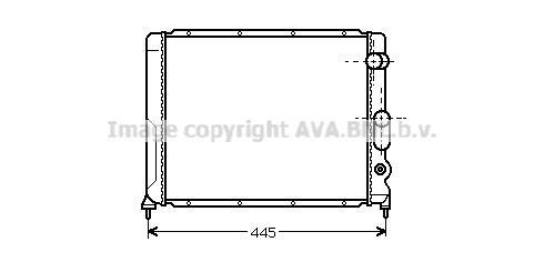 Radiateur moteur (Radiateur de refroidissement) AVA Deutschland GmbH RT2083