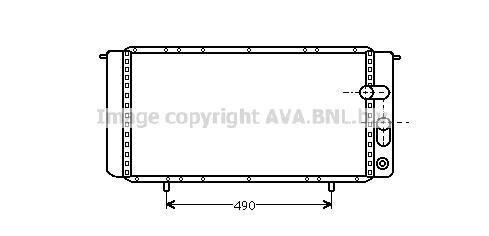 Radiateur moteur (Radiateur de refroidissement) AVA Deutschland GmbH RT2104