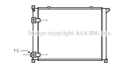 Radiateur moteur (Radiateur de refroidissement) AVA Deutschland GmbH RT2137