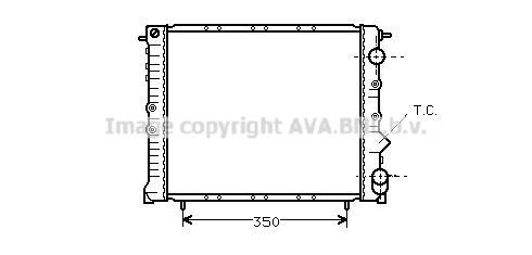 Radiateur moteur (Radiateur de refroidissement) AVA Deutschland GmbH RT2162