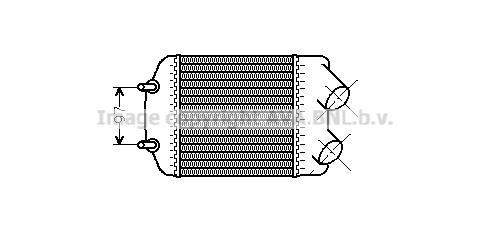 Intercooler, échangeur (Refroidisseur d'air) AVA Deutschland GmbH RT4148