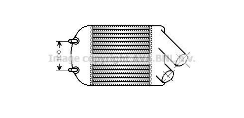 Intercooler, échangeur (Refroidisseur d'air) AVA Deutschland GmbH RT4222