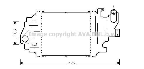 Intercooler, échangeur (Refroidisseur d'air) AVA Deutschland GmbH RT4320