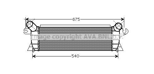 Intercooler, échangeur (Refroidisseur d'air) AVA Deutschland GmbH RT4351
