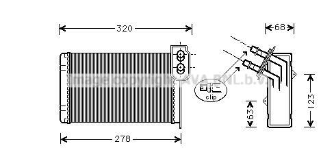 Radiateur de chauffage AVA Deutschland GmbH ref. RT6099