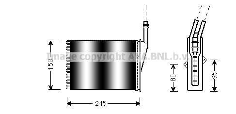Radiateur de chauffage AVA Deutschland GmbH ref. RT6249
