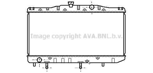 Radiateur moteur (Radiateur de refroidissement) AVA Deutschland GmbH ref. TO2048
